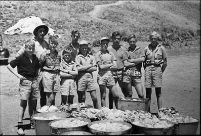 Bibleclass group finishing 'vegetable fatigue'